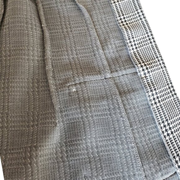 Campus Casuals VtgHoundstooth Vest With Button Pockets Blk/Wht Small - Picture 12 of 12